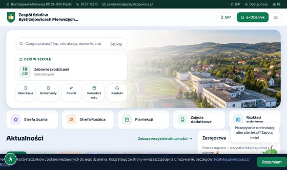 Portal Zespół Szkół w Bystrzejowicach